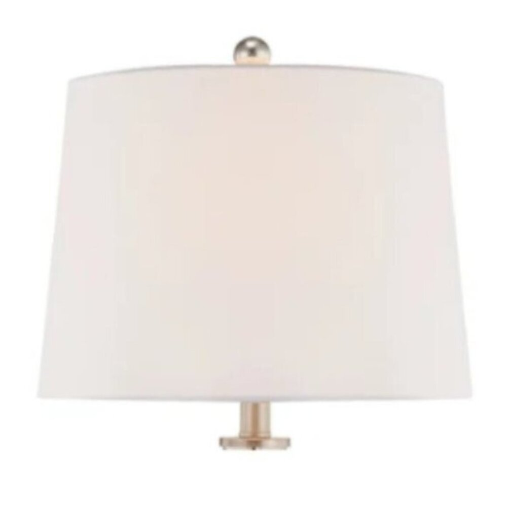 NWT White Linen Fabric Drum Lamp Shade 10x14